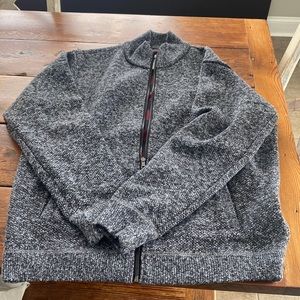 Flag & Anthem zip cardigan